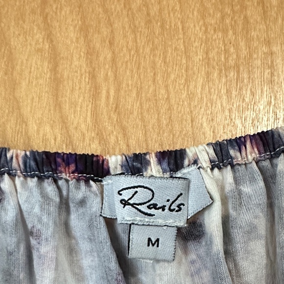 Rails Navy and White Patterned Maxi Dress - Picture 2 of 3